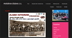 Desktop Screenshot of motokros-zlutava.cz